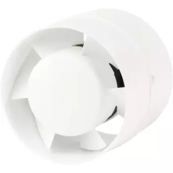 Вентилятор канальный вытяжной Equation D100 мм 34 дБ 135 м3/ч цвет белый