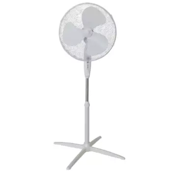 Вентилятор напольный Dilwis 45 Вт D40 см с пультом управления цвет белый