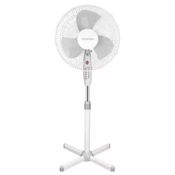 Вентилятор напольный Monlan MF-50TWG 50 Вт цвет белый/серый