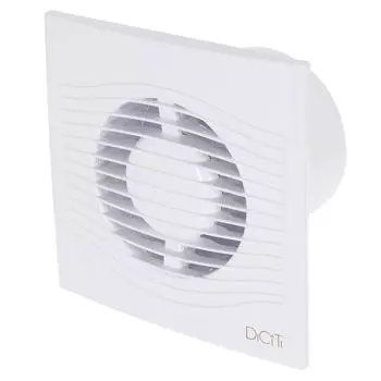 Вентилятор осевой вытяжной Era Slim 4C D100 мм 25 дБ 90 м/ч обратный клапан цвет белый