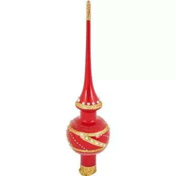 Верхушка для ёлки «Золотое плетение», 28 см