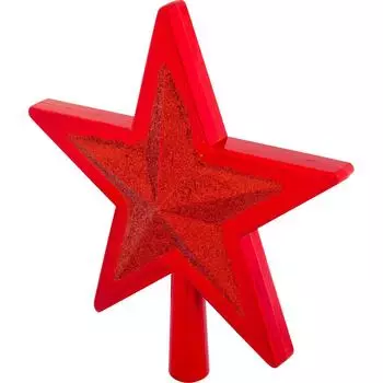 Верхушка для ёлки «Звезда», 25.5 см, пластик
