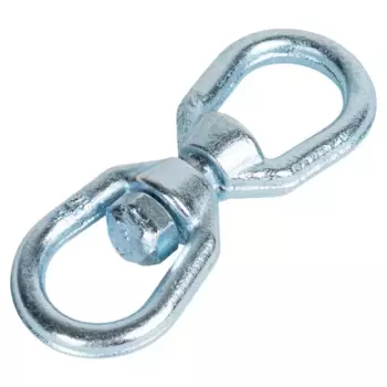 Вертлюг петля-петля оцинкованный 8 мм 2 шт.