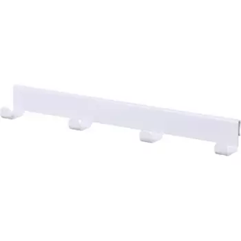 Вешалка боковая Larvij 30.8x3.5x3.5 см сталь цвет белый