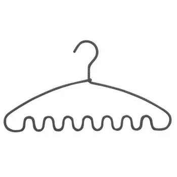 Вешалка для аксессуаров Spaceo 41 см металл цвет чёрный