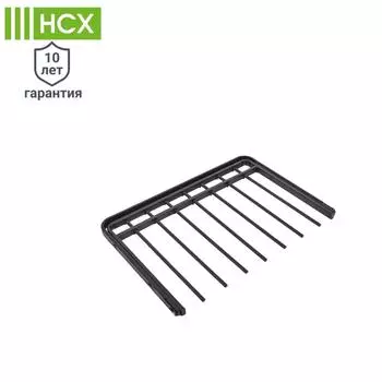 Брючница выдвижная НСХ 31.5x3.8x3.9 см сталь цвет черный