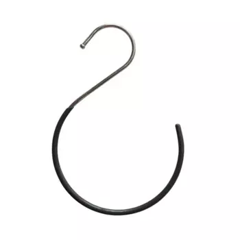 Вешалка для шарфа Spaceo 15 см металл цвет чёрный