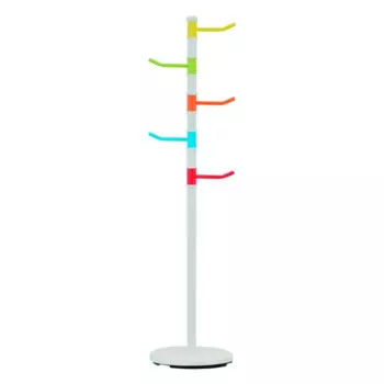 Вешалка напольная Grace 28.5x176x28.5 см металл цвет белый