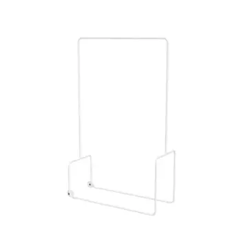 Вешалка напольная Spaceo 100x160x40 см металл цвет белый