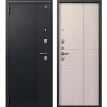 Входная дверь Альфа А-02 96x205 мм левая капучино