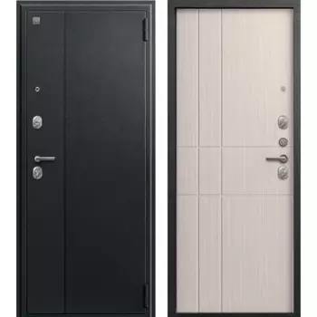 Входная дверь Альфа А-02 96x205 мм правая капучино