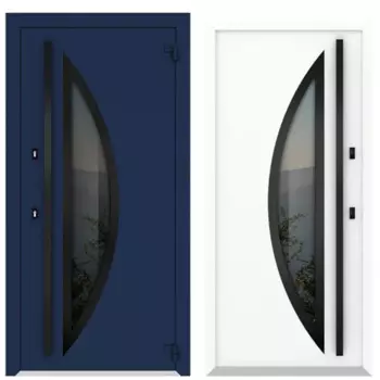 Входная дверь Boston AG6030 тип 13 96x205 см левая белая/синяя