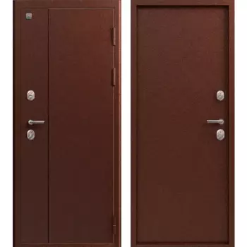 Входная дверь Фортис V-01 96x205 мм правая антик медь