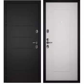 Входная дверь Хаммер ЛЕ ДС11 86x205 см левая бетон белый/черный