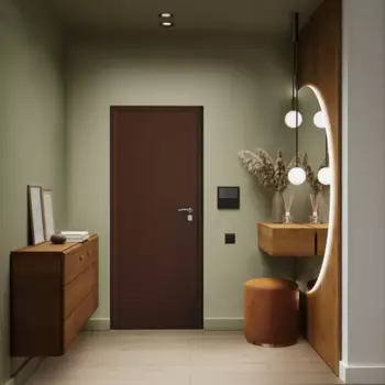 Входная дверь Омега О-20 96x205 мм левая антик медь