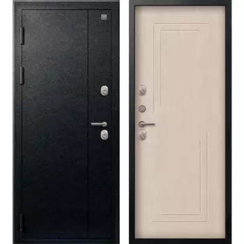 Входная дверь Т-100 86x205 мм левая седой дуб