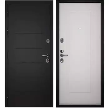 Входная дверь уличная Хаммер ЛЕ 96x205 см левая бетон белый