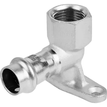 Водорозетка Rommer 1/2"x15 мм ВПр-ВР нержавеющая сталь