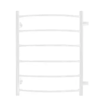 Водяной полотенцесушитель P-образный Вармо Сатурн 3/4" 500x600 мм, цвет белый