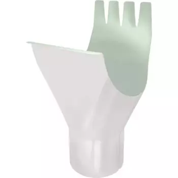 Воронка GL PE 125x90 мм цвет сигнальный белый