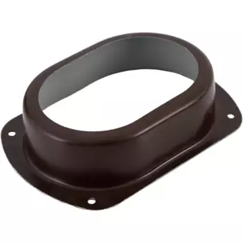 Воронка врезная 76x102 мм цвет коричневый