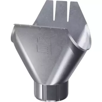 Воронка желоба металлический Dacha 125x90 мм 394 мм цвет бесцветный