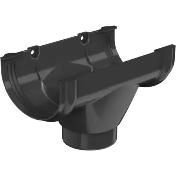 Воронка желоба ПВХ Технониколь Оптима 14 мм 120 мм цвет черный