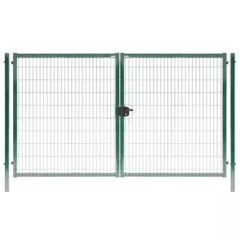 Ворота Grand Line RAL6005 Medium 1.73x3.5 м зелёный