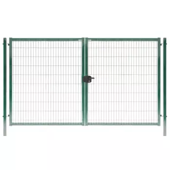 Ворота Medium RAL 6005 1.53x3.5 м зеленый