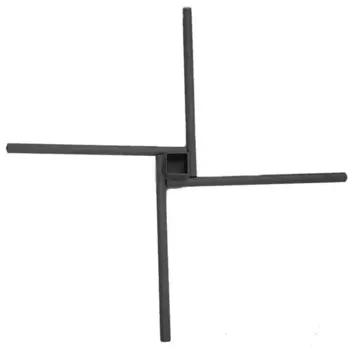 Вороток для столба 70x70 мм цвет грунт черный