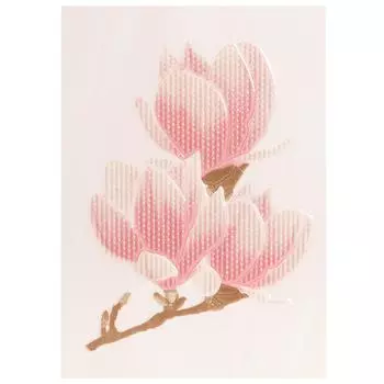 Вставка «Агата D» 25х35 см цвет розовый