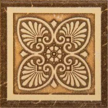 Вставка «Карфаген» 7х7 см цвет коричневы