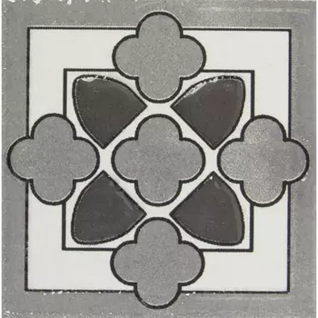 Вставка напольная LB Ceramics Бьянка Каррара 7x7 см матовая цвет белый