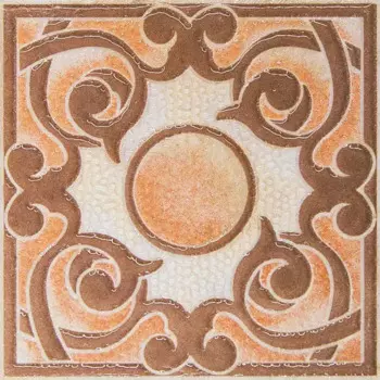 Вставка напольная LB Ceramics Санторини 10x10 см матовая цвет бежевый