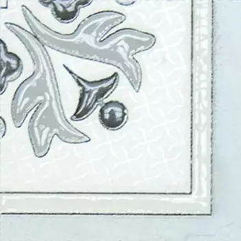 Вставка напольная угловая LB Ceramics Бьянка Каррара 10x10 см матовая цвет бело-серый мрамор