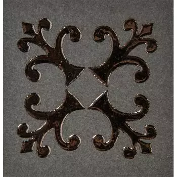 Вставка «Тулуза» 6х6 см цвет черный