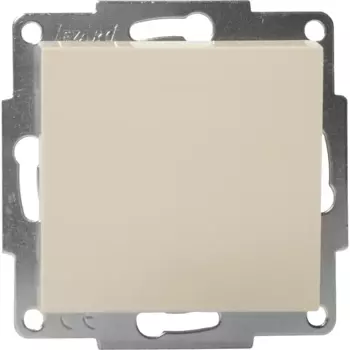 Выключатель Lezard Vesna цвет кремовый