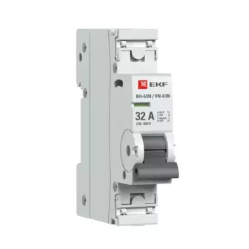 Выключатель нагрузки EKF Proxima ВН-63 1P N 32 А