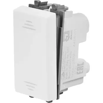 Выключатель накладной DKC Avanti 1 клавиша 1 модуль цвет белое облако