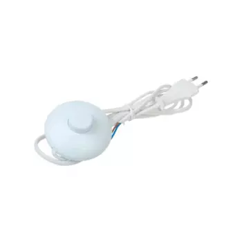 Выключатель ножной с проводом 28580 2 м цвет белый