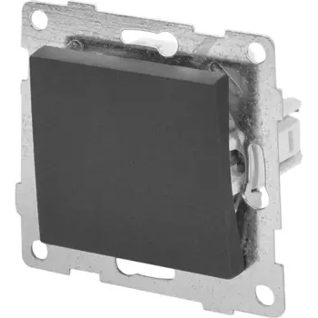 Выключатель перекрестный встраиваемый Gusi Electric 1 клавиша цвет графит