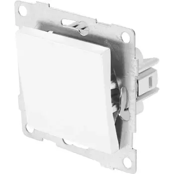 Выключатель перекрестный встраиваемый Gusi Electric 1 клавиша цвет жемчуг