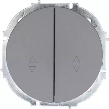 Выключатель проходной встраиваемый Osen 2 клавиши цвет серый