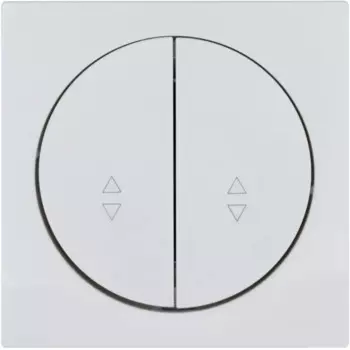 Выключатель проходной встраиваемый Osen 2 клавиши цвет белый