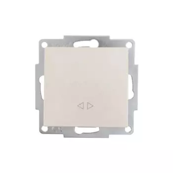 Выключатель промежуточный встраиваемый Lezard Vesna 1 клавиша цвет жемчужно-белый перламутр