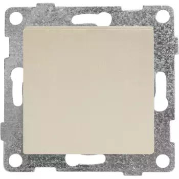 Выключатель встраиваемый Gusi Electric 1 клавиша цвет шампань