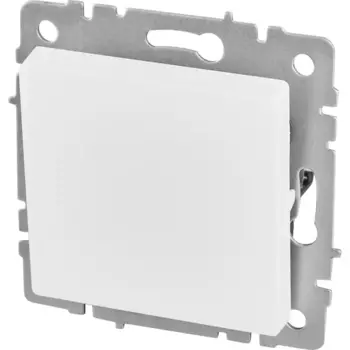 Выключатель встраиваемый IEK Brite 1 клавиша цвет белый