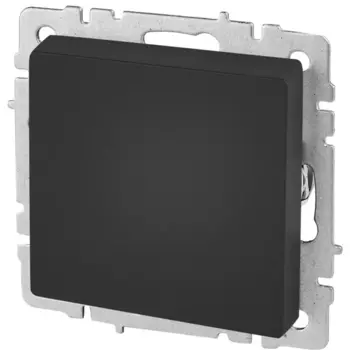 Выключатель встраиваемый IEK Brite 1 клавиша цвет графит