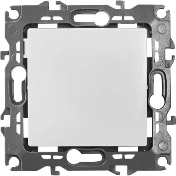 Выключатель встраиваемый Эра 12-1101-01 1 клавиша цвет белый