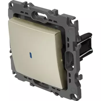 Выключатель встраиваемый Эра 12-1102-04 1 клавиша цвет бежевый